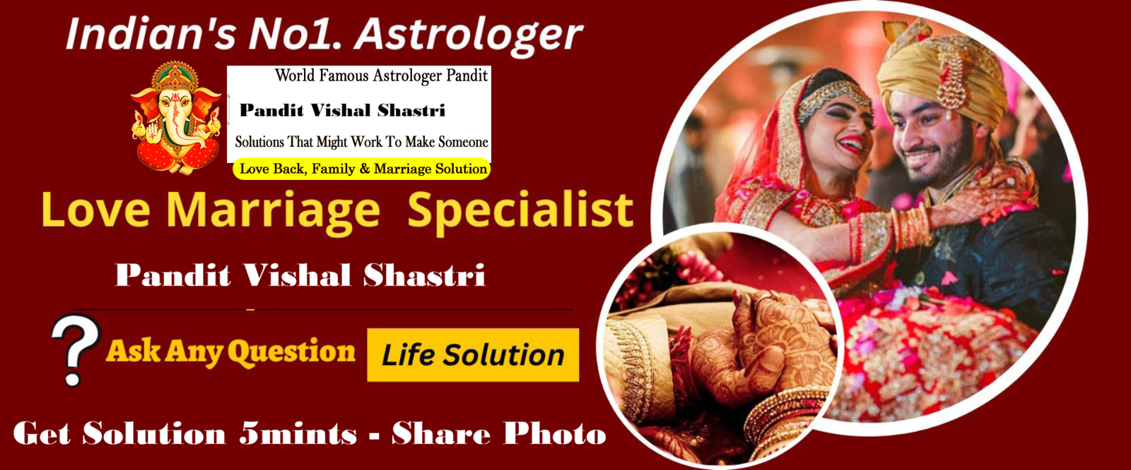  Astrologer Pandit Vishal Shastri +91-9588277656